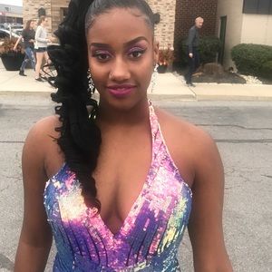 Prom gown color: Midnight